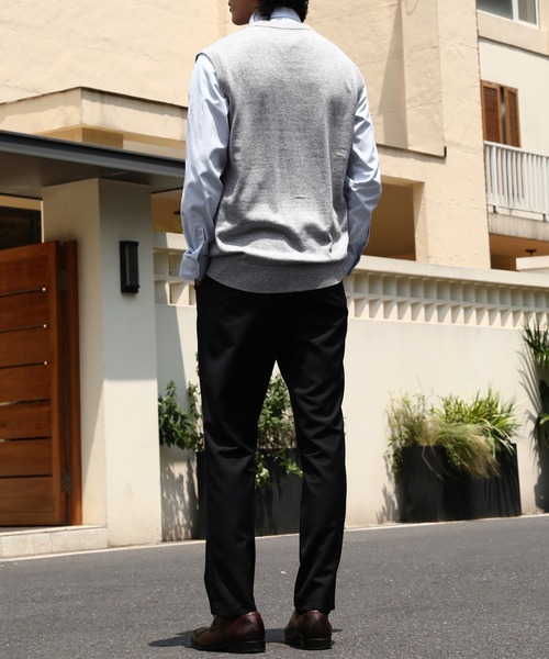 Cloudstyle（クラウドスタイル）の「【Cloudstyle】BIZニット ニットジレ（ベスト・メンズ・ライトグレー/ダークグレー/ブラウン/ネイビー/グレー・XX-LARGE/MEDIUM/X-LARGE/LARGE）」の18枚目の写真