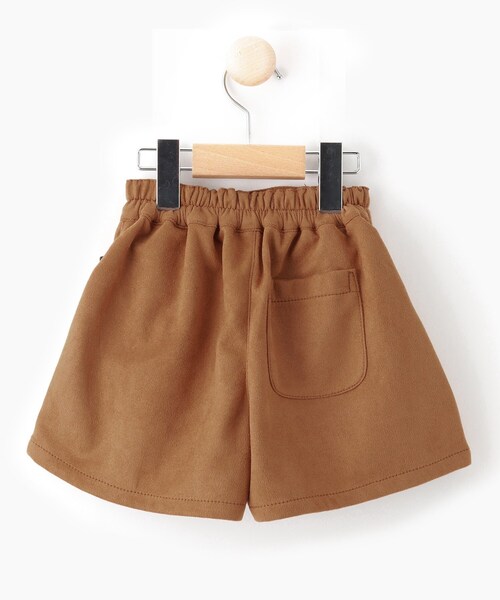 SHOO・LA・RUE（シューラルー）の「◆【110-140cm】フェイクスエードプリーツキュロット（その他パンツ・キッズ・ブラック/キャメル・13/12/11/14）」の4枚目の写真