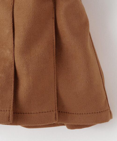 SHOO・LA・RUE（シューラルー）の「◆【110-140cm】フェイクスエードプリーツキュロット（その他パンツ・キッズ・ブラック/キャメル・13/12/11/14）」の7枚目の写真
