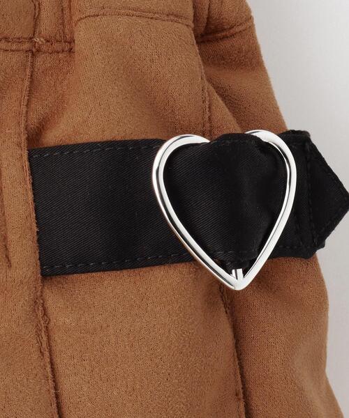 SHOO・LA・RUE（シューラルー）の「◆【110-140cm】フェイクスエードプリーツキュロット（その他パンツ・キッズ・ブラック/キャメル・13/12/11/14）」の8枚目の写真