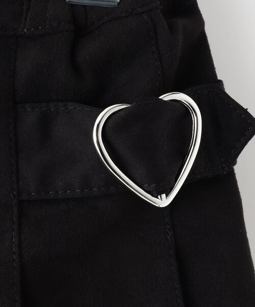 SHOO・LA・RUE（シューラルー）の「◆【110-140cm】フェイクスエードプリーツキュロット（その他パンツ・キッズ・ブラック/キャメル・13/12/11/14）」の9枚目の写真