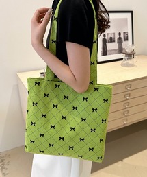 urbanfemine./リボンコーデュロイトートバッグ U7405