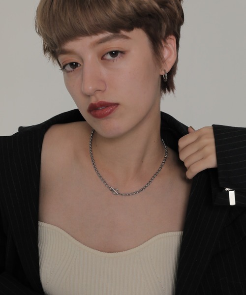 ORLEAN(オルレアン)の「【ORLEAN】ワンタッチフープピアス 17mm 316L(ピアス(両耳用)・レディース・シルバー/ゴールド・フリー)」の9枚目の写真