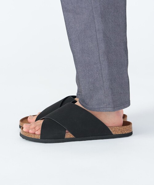 BEAMS HEART（ビームスハート）の「クロスベルト サンダル（サンダル・メンズ・ダークブラウン/ブラック・26.5cm/27.5cm/25.5cm）」の3枚目の写真