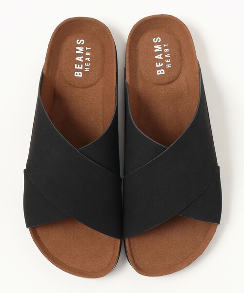 BEAMS HEART（ビームスハート）の「クロスベルト サンダル（サンダル・メンズ・ダークブラウン/ブラック・26.5cm/27.5cm/25.5cm）」の11枚目の写真