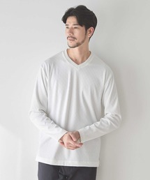 UNION STATION | <UNION STATION by MEN'S BIGI>ジオメトリックパターン VネックロンT(Tシャツ/カットソー)