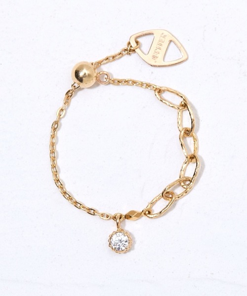 【K10】ダイヤモンドチェーンリング（リング）｜JUPITER（ジュピター）