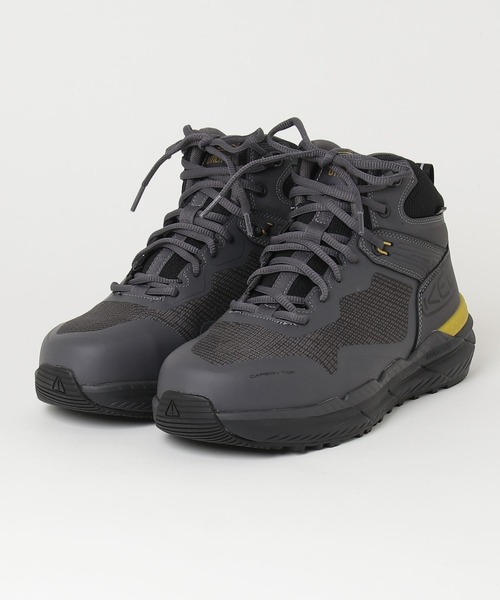 KEEN(キーン)の「SYNCHRO MID WP / シンクロ ミッド ウォータープルーフ / メンズ 安全靴 防水(スニーカー・メンズ・ダークグレー・26.5cm/27cm/27.5cm/28cm/26cm)」の9枚目の写真