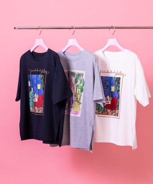 アートプリント スリットTシャツ Eimee Law│Eimee Law & LHELBIE 公式