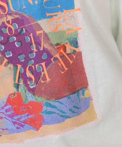 アートプリント スリットTシャツ Eimee Law│Eimee Law & LHELBIE 公式