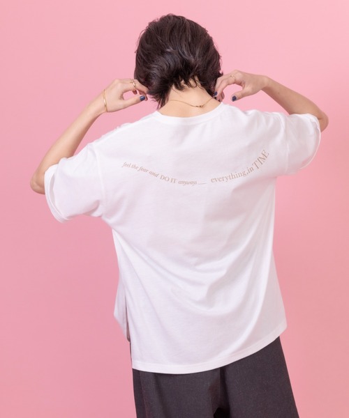 アートプリント スリットTシャツ Eimee Law│Eimee Law & LHELBIE 公式