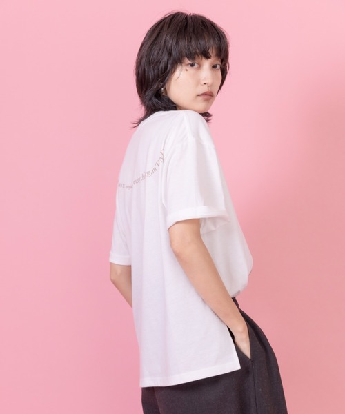 アートプリント スリットTシャツ Eimee Law│Eimee Law & LHELBIE 公式