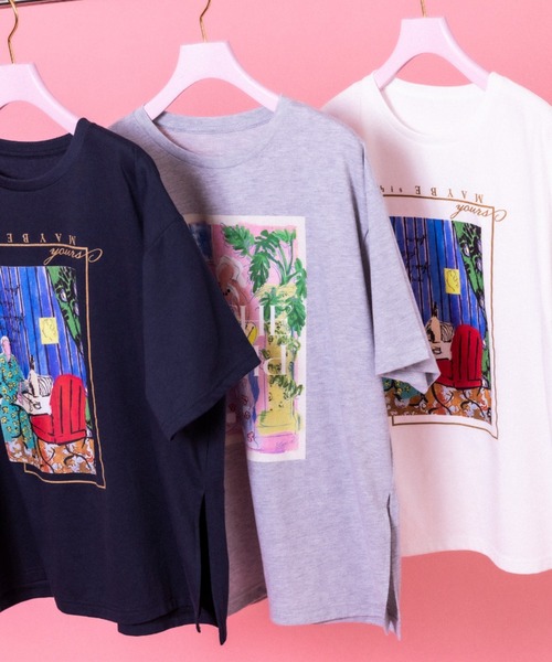 アートプリント スリットTシャツ Eimee Law│Eimee Law & LHELBIE 公式