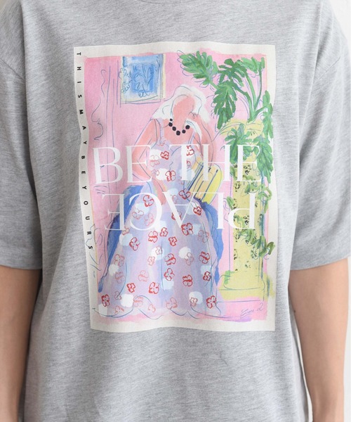 アートプリント スリットTシャツ Eimee Law│Eimee Law & LHELBIE 公式