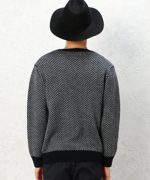 green label relaxing（グリーンレーベルリラクシング）の「H/B JQ C/N 7G ニット◆（ニット/セーター・メンズ・ブラック/ネイビー・SMALL/MEDIUM/LARGE）」の8枚目の写真