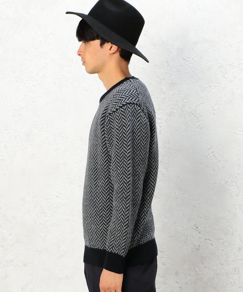 green label relaxing（グリーンレーベルリラクシング）の「H/B JQ C/N 7G ニット◆（ニット/セーター・メンズ・ブラック/ネイビー・SMALL/MEDIUM/LARGE）」の10枚目の写真