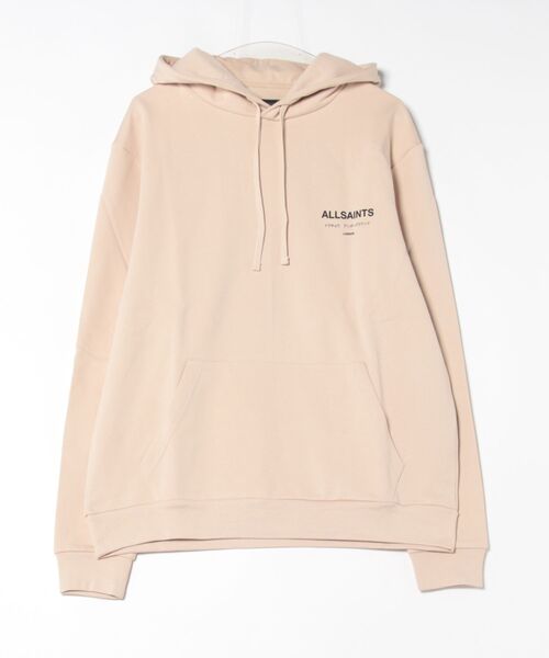 ALLSAINTS（オールセインツ）の「UNDERGROUND PULLOVER LOGO HOODIE | アンダーグラウンド プルオーバー ロゴ フーディー（パーカー・メンズ・ブラウン系その他・XS/S/M/L）」の7枚目の写真