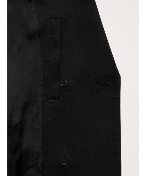 Banana Republic（バナナリパブリック）の「ドレーピー トレンチコート（トレンチコート・レディース・ナチュラル/ブラック・L/XS/M/S）」の8枚目の写真