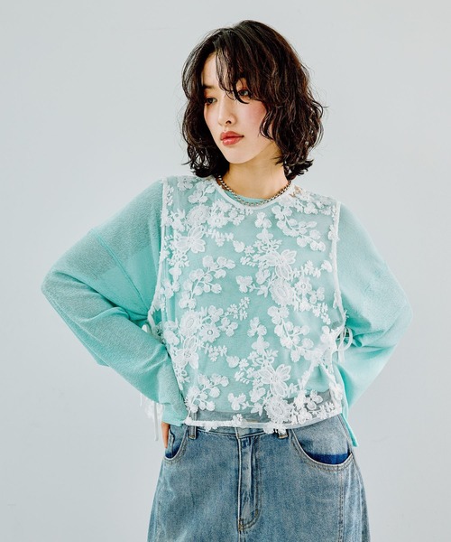 LEPSIM（レプシィム）の「レースベスト 286321（ベスト）」 - WEAR