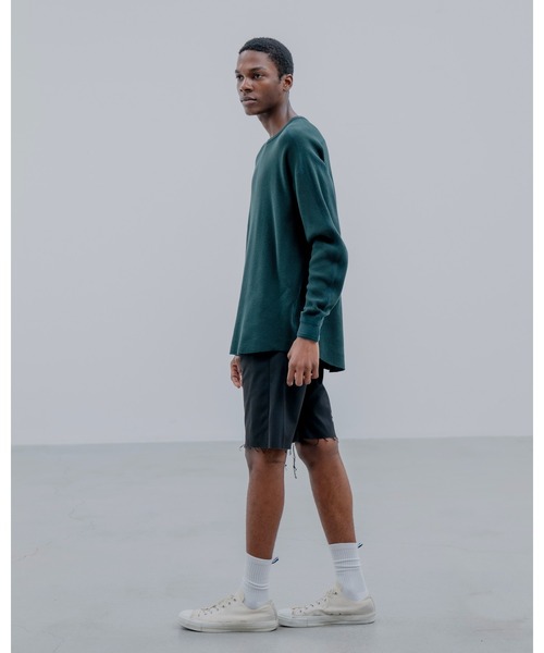 uniform experiment（ユニフォームエクスペリメント）の「HIGH STRETCH PIQUE CUT OFF SHORTS（その他パンツ・メンズ・ベージュ/グレー/ブラック・1/2/3/4）」の5枚目の写真