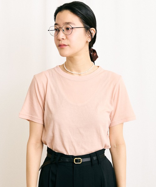 fig London(フィグロンドン)の「mousse short sleeve(Tシャツ/カットソー・レディース・イエロー/ダークブラウン/ピンク・FREE)」の19枚目の写真