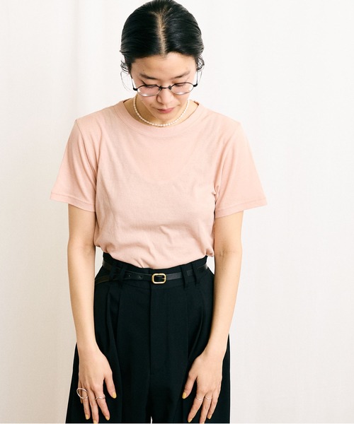 fig London(フィグロンドン)の「mousse short sleeve(Tシャツ/カットソー・レディース・イエロー/ダークブラウン/ピンク・FREE)」の21枚目の写真