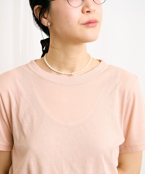 fig London(フィグロンドン)の「mousse short sleeve(Tシャツ/カットソー・レディース・イエロー/ダークブラウン/ピンク・FREE)」の8枚目の写真