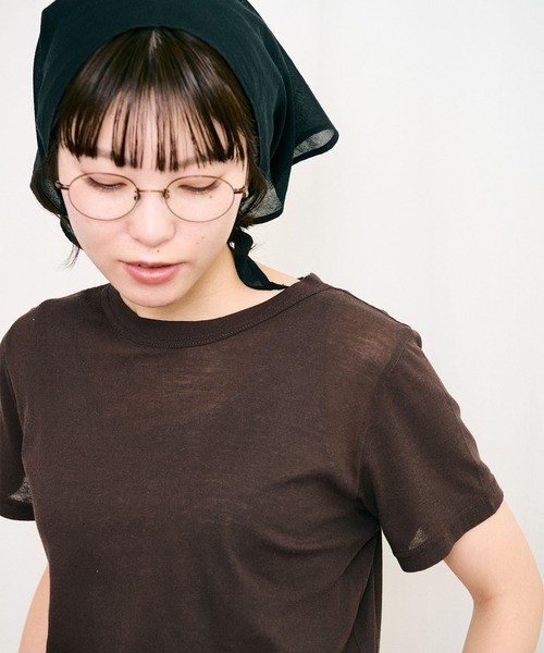 fig London(フィグロンドン)の「mousse short sleeve(Tシャツ/カットソー・レディース・イエロー/ダークブラウン/ピンク・FREE)」の15枚目の写真