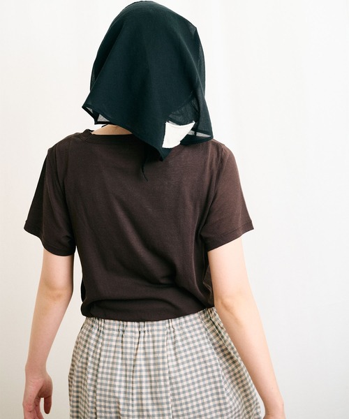 fig London(フィグロンドン)の「mousse short sleeve(Tシャツ/カットソー・レディース・イエロー/ダークブラウン/ピンク・FREE)」の17枚目の写真