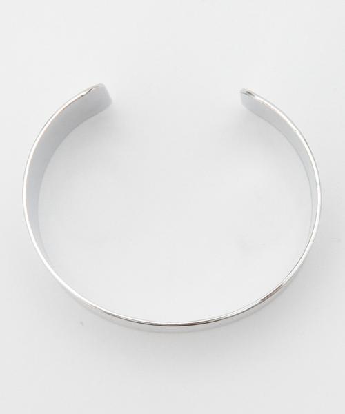 Ray BEAMS（レイビームス）の「【一部予約】 GRACEFULLY / タイト バングル（バングル/リストバンド・レディース・シルバー/ゴールド・ONE SIZE）」の4枚目の写真