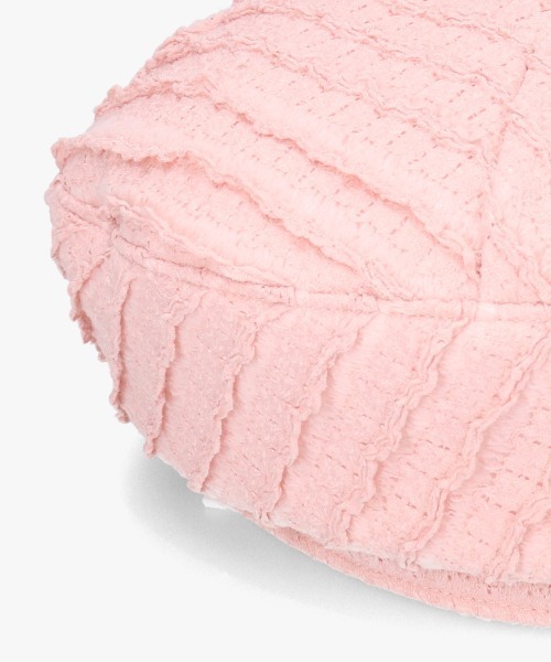 kaorinomori（カオリノモリ）の「kaorinomori ナチュベレー ショア / カオリノモリ（ハンチング/ベレー帽・レディース・ホワイト/ピンク/ライトグリーン・M/57.5cm）」の7枚目の写真