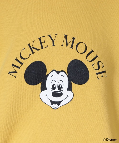 Disney(ディズニー)の「MICKEY MOUSE/face sweat(Tシャツ/カットソー・レディース・グレー/イエロー/ホワイト・ONE SIZE)」の7枚目の写真