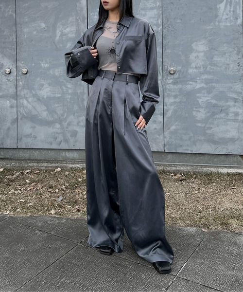 LVEU.(ラブユ.)の「【LVEU.】タトゥーシアートップス / トップス シアー ストレッチ タトゥー 月 太陽 蛇 バラ ローズ レイヤード インナー グレー BEIGE(Tシャツ/カットソー・レディース・ベージュ/ベージュ系その他/グレー/グレー系その他・FREE)」の16枚目の写真