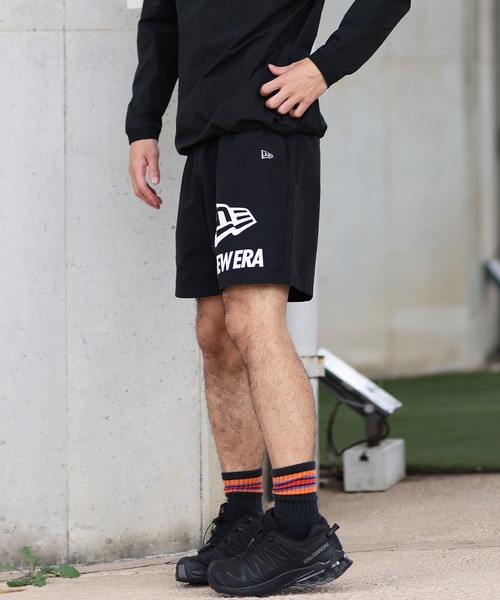 NEW ERA（ニューエラ）の「NEW ERA/ニューエラ ショーツ/ショートパンツ ブランドロゴ ストレッチ 14410140/14670946（その他パンツ・メンズ・ブラック/ブラック×ホワイト・M/XL/XXL/L）」の8枚目の写真