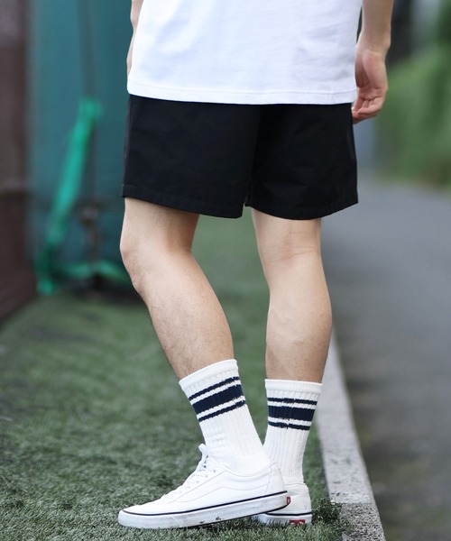 NEW ERA（ニューエラ）の「NEW ERA/ニューエラ ショーツ/ショートパンツ ブランドロゴ ストレッチ 14410140/14670946（その他パンツ・メンズ・ブラック/ブラック×ホワイト・M/XL/XXL/L）」の3枚目の写真