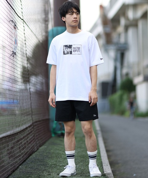 NEW ERA（ニューエラ）の「NEW ERA/ニューエラ ショーツ/ショートパンツ ブランドロゴ ストレッチ 14410140/14670946（その他パンツ・メンズ・ブラック/ブラック×ホワイト・M/XL/XXL/L）」の17枚目の写真