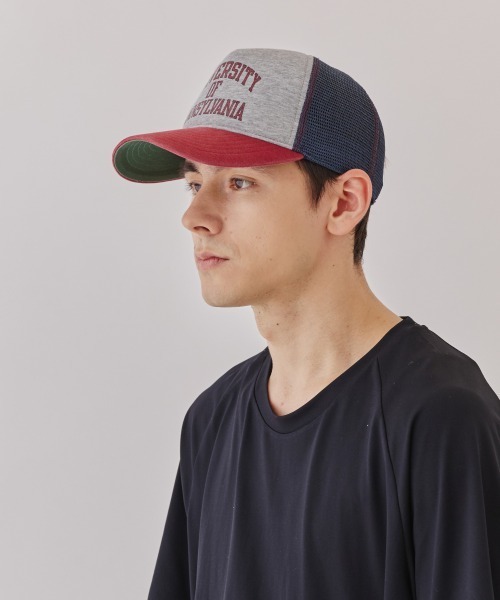 OVERRIDE(オーバーライド)の「Pennsylvania SWEAT MESH WASHED CAP / カレッジ(キャップ・メンズ・レッド・57~59cm)」の11枚目の写真