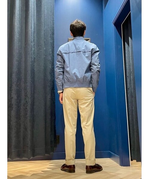 BROOKS BROTHERS(ブルックスブラザーズ)の「コットンブレンド ボマージャケット(ブルゾン・メンズ・ブルー・X-SMALL/X-LARGE/SMALL/MEDIUM/LARGE)」の3枚目の写真