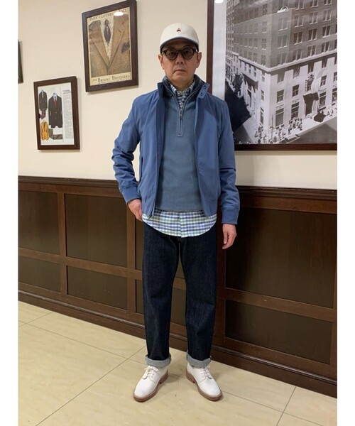 BROOKS BROTHERS(ブルックスブラザーズ)の「コットンブレンド ボマージャケット(ブルゾン・メンズ・ブルー・X-SMALL/X-LARGE/SMALL/MEDIUM/LARGE)」の6枚目の写真