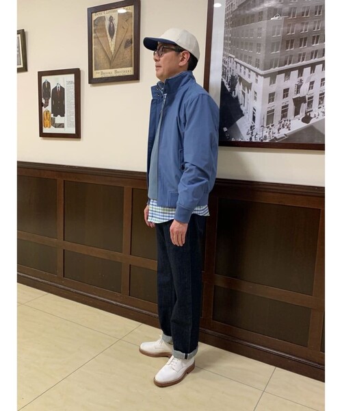 BROOKS BROTHERS(ブルックスブラザーズ)の「コットンブレンド ボマージャケット(ブルゾン・メンズ・ブルー・X-SMALL/X-LARGE/SMALL/MEDIUM/LARGE)」の7枚目の写真