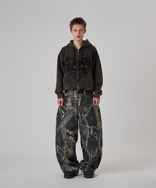 ASSORT DESIGN WIDE PANTS/アソートデザインワイドパンツ