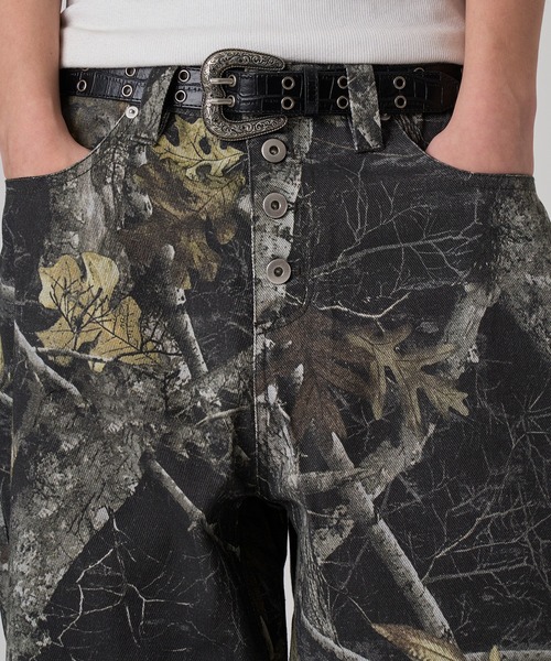 パンツ Wish for ever ASSORT DESIGN WIDE PANTS WISH FOR EVER（ウィッシュフォーエバー）の「ASSORT DESIGN