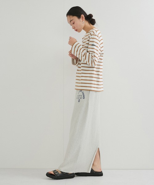 Le Minor（ルミノア）の「【Le Minor/ルミノア】ボーダーカットソー（Tシャツ/カットソー・レディース・ラベンダー/イエロー/イエロー系その他3・FREE）」の5枚目の写真