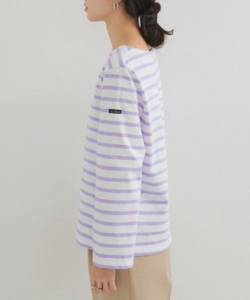 Le Minor（ルミノア）の「【Le Minor/ルミノア】ボーダーカットソー（Tシャツ/カットソー・レディース・ラベンダー/イエロー/イエロー系その他3・FREE）」の13枚目の写真