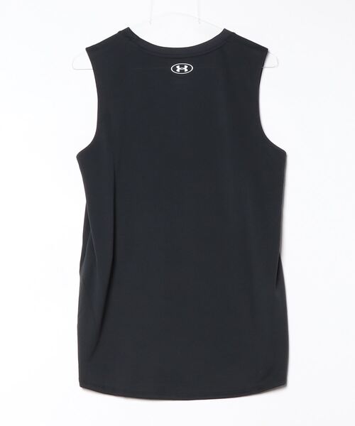 UNDER ARMOUR（アンダーアーマー）の「アンダーアーマー  UAテック マッスル タンク（タンクトップ・レディース・ブラック/ライトグリーン・S/M/L/XL）」の3枚目の写真