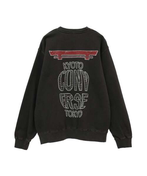 CONVERSE TOKYO（コンバーストウキョウ）の「【限定展開】LOGO DESIGN SWEAT（スウェット・レディース・アイボリー/ブラック/ブルー・SMALL/MEDIUM）」の3枚目の写真