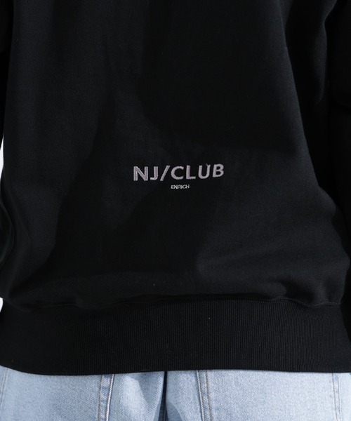 NANO universe(ナノユニバース)の「「NJ/CLUB」 USAコットン クルーネック スウェット(セットアップ可)(スウェット・メンズ・ブラック/トップグレー・M/L)」の22枚目の写真