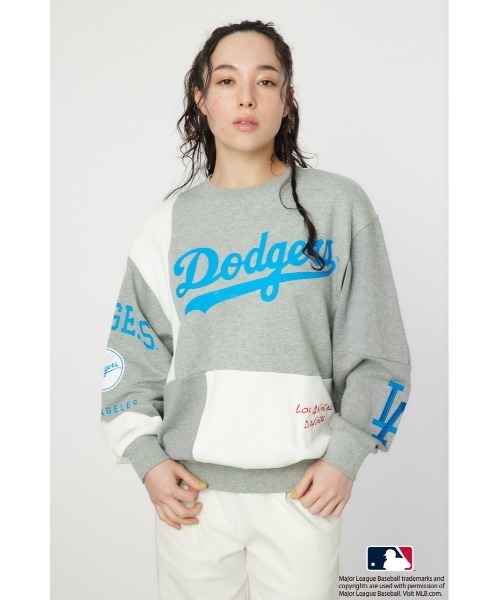 RODEO CROWNS WIDE BOWL（ロデオクラウンズワイドボウル）の「MLBブロッキングトップス（その他トップス・レディース・ブラウン/ネイビー/グレー×ホワイト・MEDIUM/LARGE）」の2枚目の写真