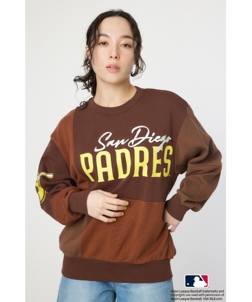 RODEO CROWNS WIDE BOWL（ロデオクラウンズワイドボウル）の「MLBブロッキングトップス（その他トップス・レディース・ブラウン/ネイビー/グレー×ホワイト・MEDIUM/LARGE）」の5枚目の写真