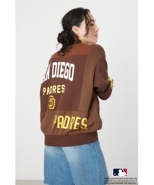 RODEO CROWNS WIDE BOWL（ロデオクラウンズワイドボウル）の「MLBブロッキングトップス（その他トップス・レディース・ブラウン/ネイビー/グレー×ホワイト・MEDIUM/LARGE）」の8枚目の写真